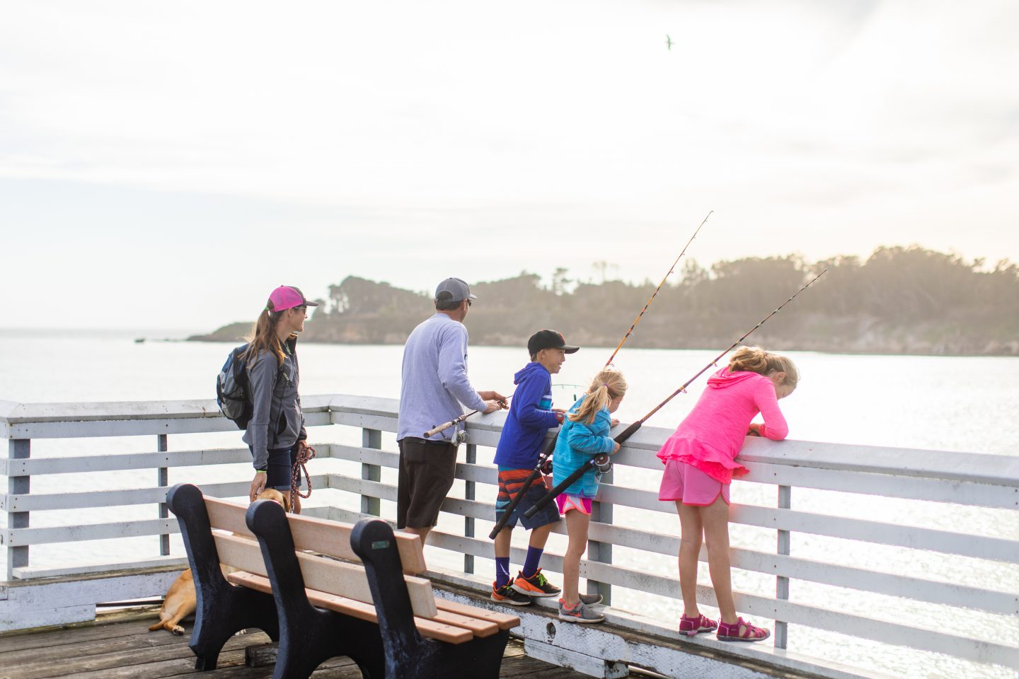 Family fishing