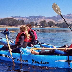 Kayaking in San Simeon Bay