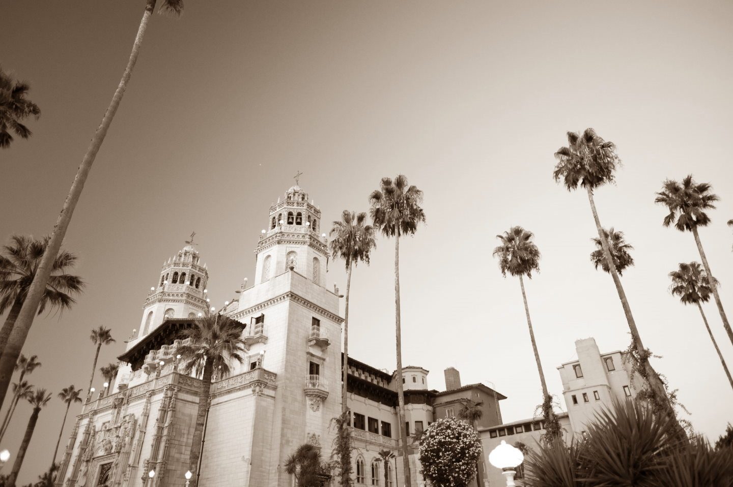 Hearst Castle started construction in 1919