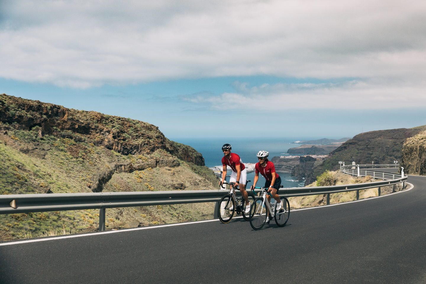 Cycling on Highway 1